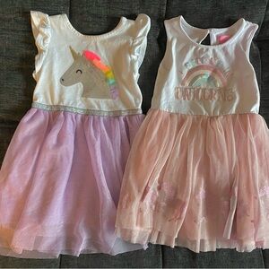 2T Unicorn Dresses